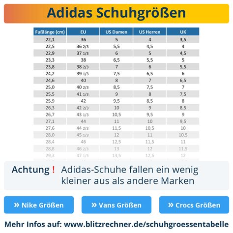 adidas schuhe größentabelle|adidas messe size.